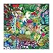 eeBoo: Piece and Love Bountiful Garden 1000 Piece Square Adult Jigsaw Puzzle, Glossy, Sturdy Pieces, Minimal Puzzle Dust
