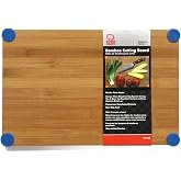 Mandarin Chef Craft 21933 Bamboo &amp; Silicone Cutting Board, 13"