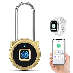 Fingerprint Padlock, Eseesmart Padlock Long