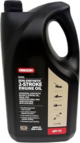 Oregon Semi Synthetic 2 Stroke Engine Oil 5L ISO-L-EGD JASO FC API TC 50:1