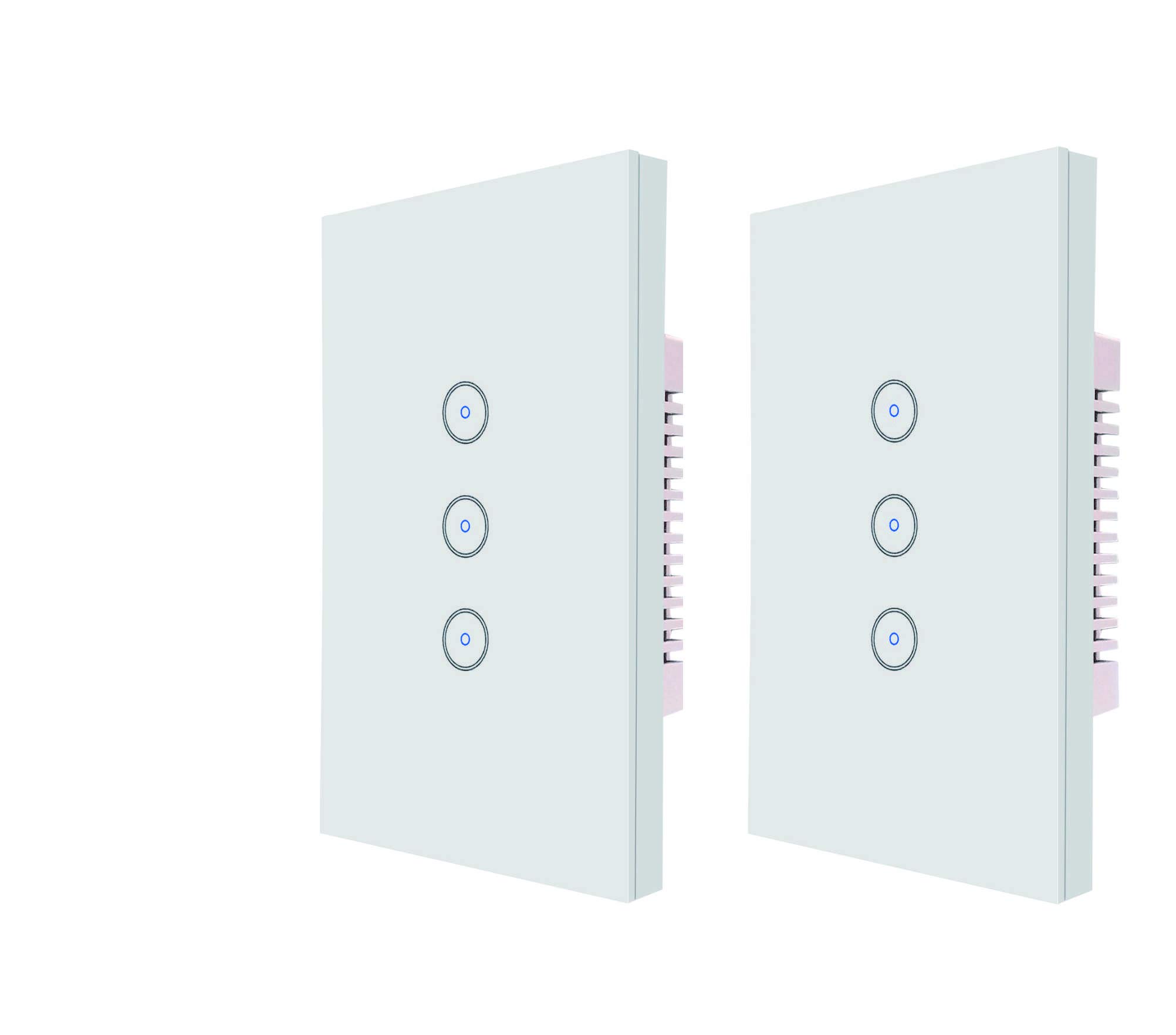 WiFi Light Switch，UseeLink Smart Touch Wall Light Switch, no hub, Easy to Install, Compatible with Amazon Alexa and Google Assistant, White (2 Pack)