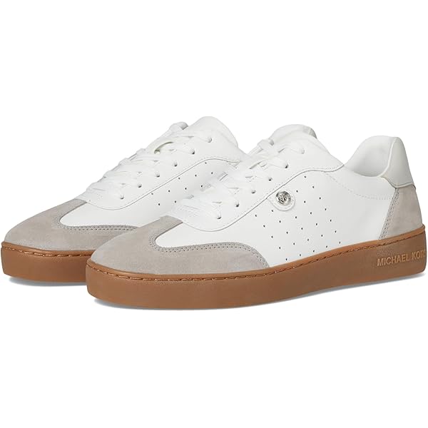 Amazon.com | Michael Kors Women's Keaton Lace Up Silver