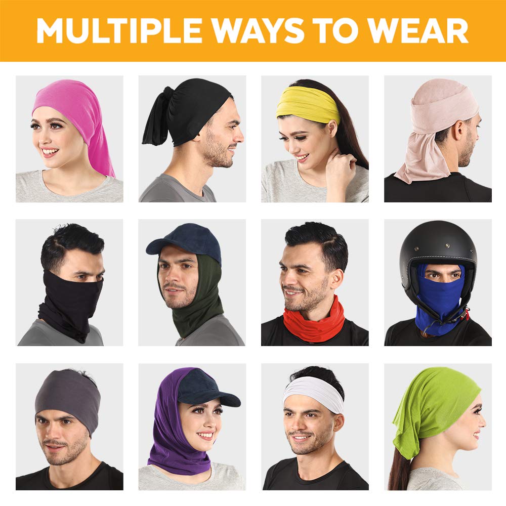 Neck Gaiter for Dust & Sun Protection UPF 30 Breathable Summer