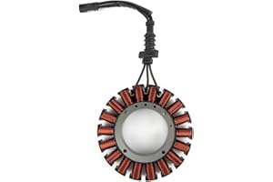 Tykick 30017-08 Stator for Harley Davidson Dyna Heritage Softail Fat Boy 2008-2017 Fat Boy Lo 2010-2017 Breakout 2013-2017 Blackline 2011-2013 Cross Bones 2008-2011 Rocker C 2008-2011 Replaces 3001708