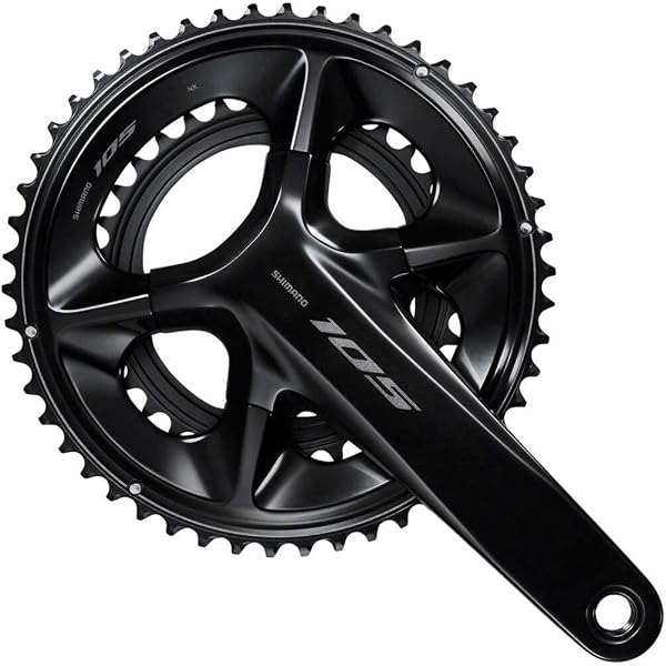 Guarnitura Shimano CUES FC-U6000-2 175mm 46/30t 9/10v - Asimmetrica 110 BCD