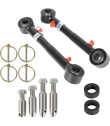 Teraflex 1754500 Rear Sway Bar Link Kit For Jeep JK Wrangler With 3-4 Inch Lift - Pair, No Grease Needed