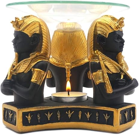 Amazon エジプトファラオローソク足エッセンシャルオイルアロマディフューザースパヨガ瞑想家の装飾 Moylor アロマディフューザー アロマバーナー