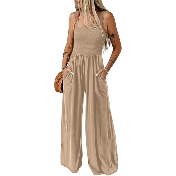 Amazon.com: Dokotoo Womens Oversized Apricot Jumpsuits for Women