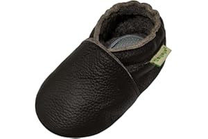 SAYOYO Baby Shoes Soft Leather Sole Infant Toddler Prewalker Shoes