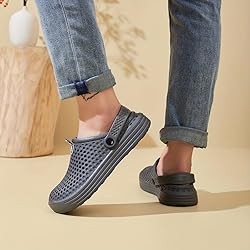 Plus Size Men's Fashion Clogs, Slip-on Closed Toe