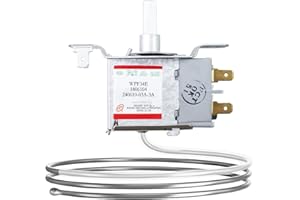 GUXPCH WPF-34E Refrigerator Thermostat Fit for Hisense Refrigerator Temperature Controller, Replaces WPF34E 1806104, 2-Pins Sensor Probe