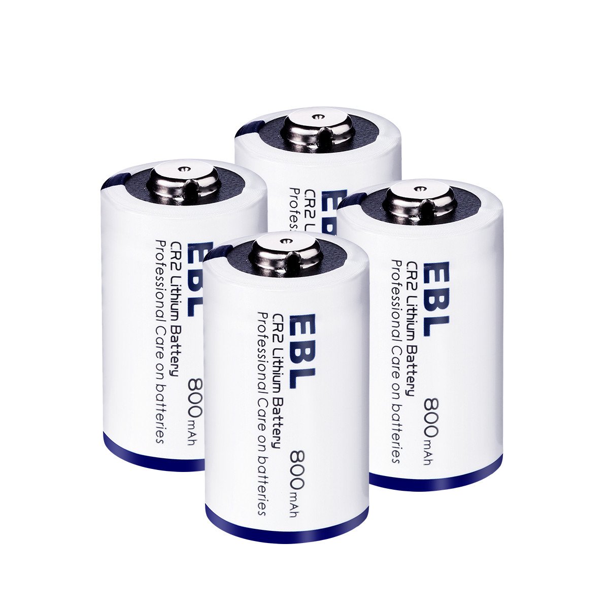 EBL 4 Piezas 3V CR2 800mAh Baterías de Litio