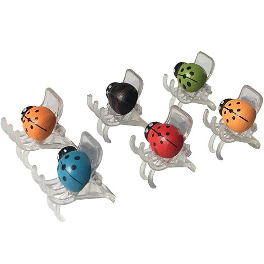 vtete 30 pcs Lady Bugs orquídea Clips y Clips de Spike Garden ...