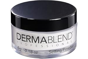 Dermablend Loose Setting Powder, Translucent Powder for Face Makeup, Mattifying Finish and Shine Control, 28g