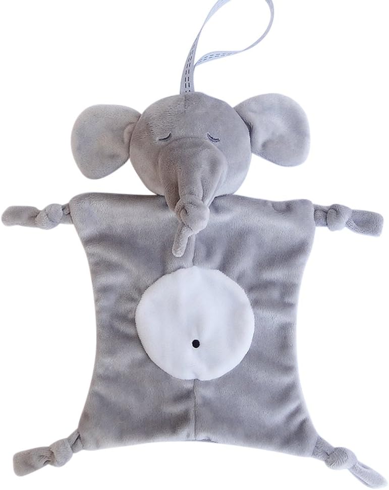 Luoem Couverture Doudou Bebe Jouet Peluche Bebe Naissance Elephant Gris Amazon Co Uk Kitchen Home
