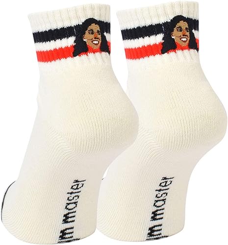 Amazon ジムマスター Gym Master ソックス レディース おしゃれ クルーソックス メンズ 靴下 可愛い 抗菌 消臭 防蚊 柄 白 ホワイト ボーダー ショートソックス ロークルー Gym Master ジムマスター シューズ バッグ