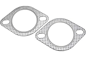 SHUNEVADE High Temp Exhaust Gasket for Turbo, Mainfold, 2 Bolt Flanges Replace 120-07610-0002 (2.5 Inch)