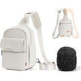 Cwatcun Camera Bag Crossbody Shoulder Messenger Camera Case, Lightweight DSLR/SLR/Mirrorless Photography Bag with Tripod Holder and Rain Cover for Canon, Nikon, Sony, Fuji Cameras, Lens Accessories