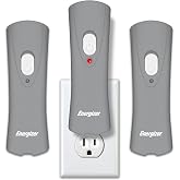 Energizer Auto-On LED Flashlights Rechargeable (3-Pack) for Home Power Failure, Plug in LED Flashlight for Power Outage, Night Light, Hurricane Preparedness