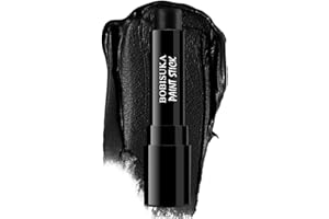 BOBISUKA Black Face Body Paint Stick, Sweatproof Eye Black Stick for Baseball Football Softball Sports – Waterproof Face Painting for Skull Joker Vampire Halloween SFX Makeup Cosplay