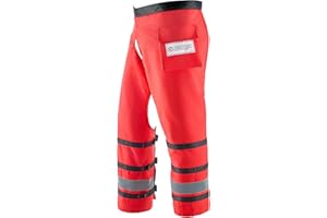 VEVOR Apron Style Chainsaw Chaps, Class D, 8 Layers Chainsaw Pants with Adjustable Belt & Gear Pocket