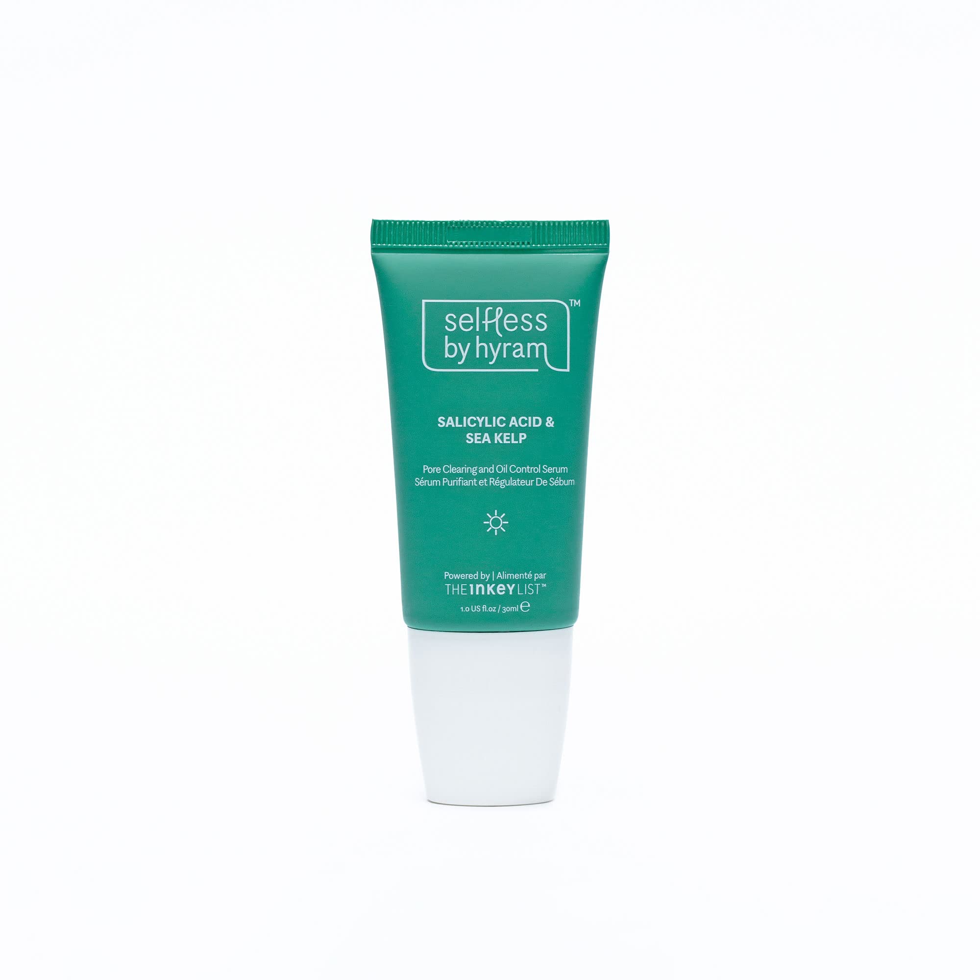 Selfless by Hyram Salicylic Acid & Sea Kelp Clearing & Oil Control Serum to Target & Prevent Breakouts, Clear, 30 ml