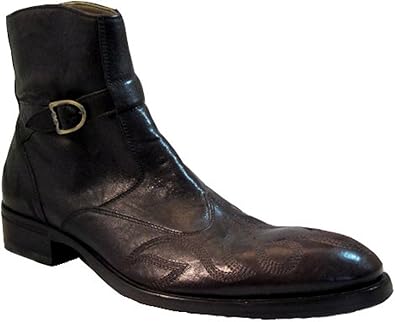 mens ankle boots with zipper on side
