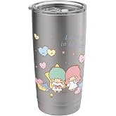 Little Twin Stars "Love is in the Air" Valentine Tee Shirt Stainless Steel Insulated Tumbler