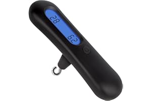 CYBERDYER New 110 lbs Archery Bow Scale Compound Recurve Bow Weight Draw Scale Peak Hold Weight Scale Portable Bow Poundage Scale Hunting Scale Luggage Scale with LCD Display