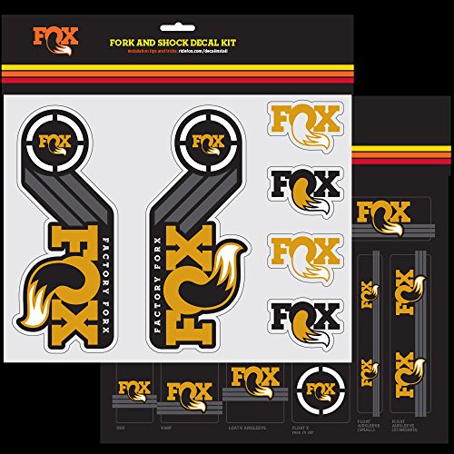 FOX Decal 2015 AM Heritage, Fork and Shock Kit, Gold