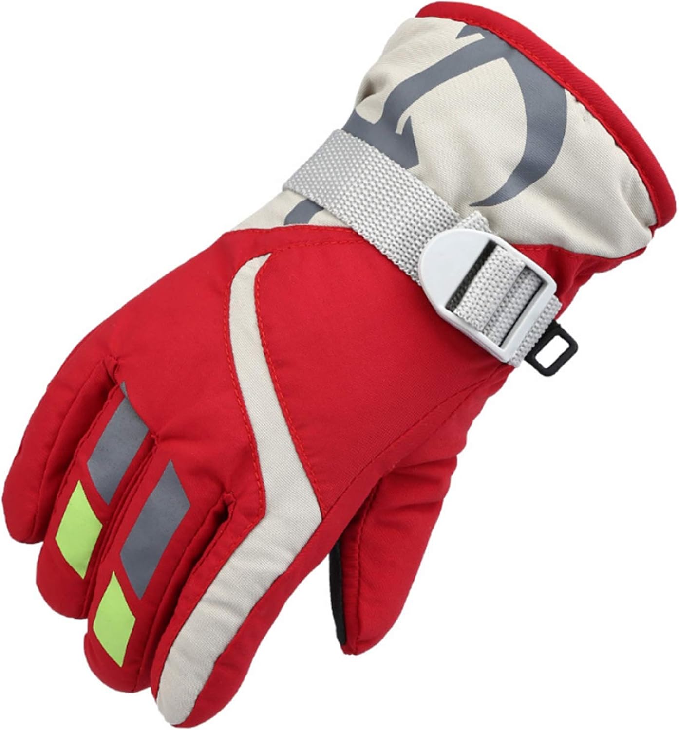Kids Ski Gloves Winter Warm Lining Snow Cold Weather Windproof Waterproof Adjustable Gloves for Boys & Girls 2-5Years : Sports & Outdoors