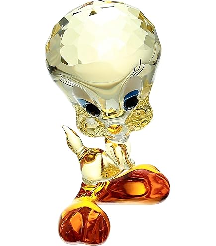 Amazon.com: SWAROVSKI Crystal Set of 2 Looney Tunes Tweety