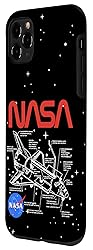 iPhone 11 Pro Max NASA Space Shuttle Schematic Logo