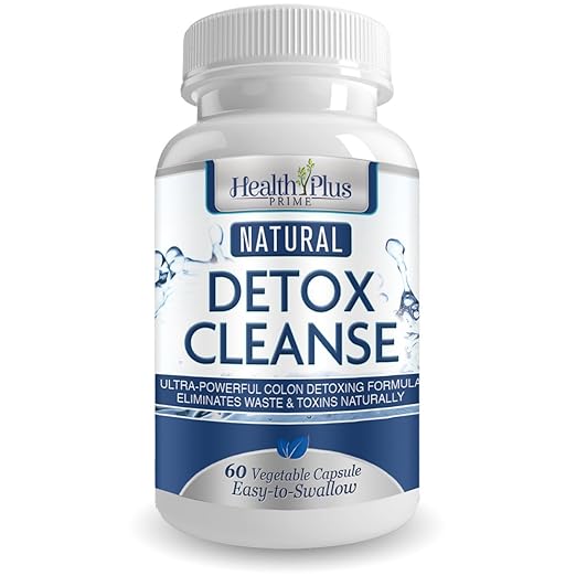 Health Plus Prime Detox Colon Cleanser, Flush Toxins and