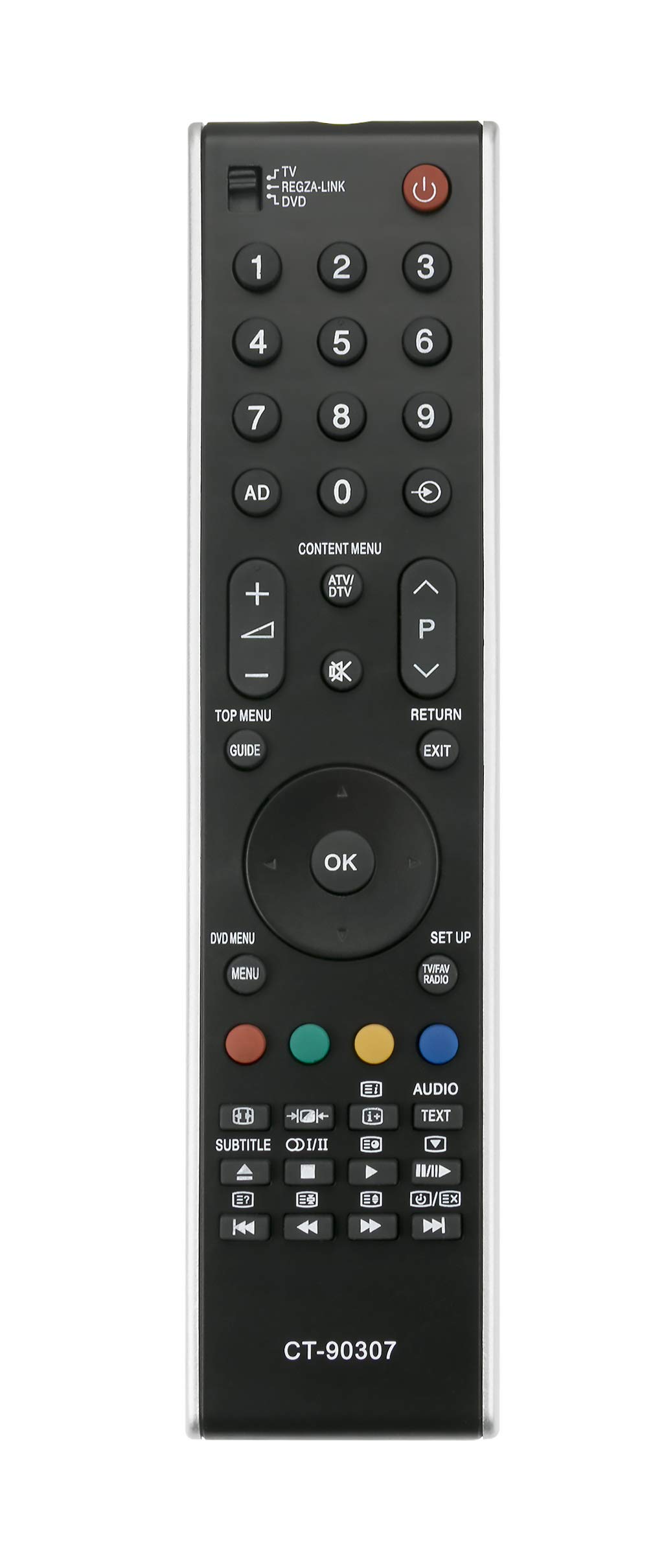 Vinabty CT-90307 = CT-90301 = CT-90287 = CT-90288 = CT-90263=CT-90296 Replace Replace the remote control suitable for TOSHIBA LED LCD TV