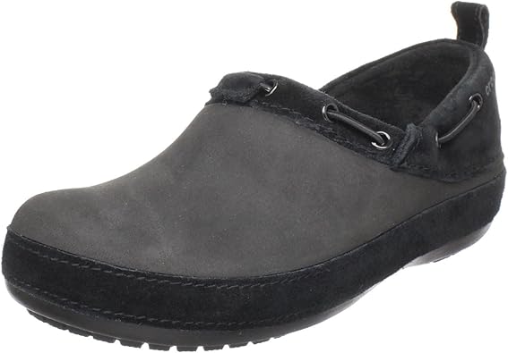 crocs suede clogs