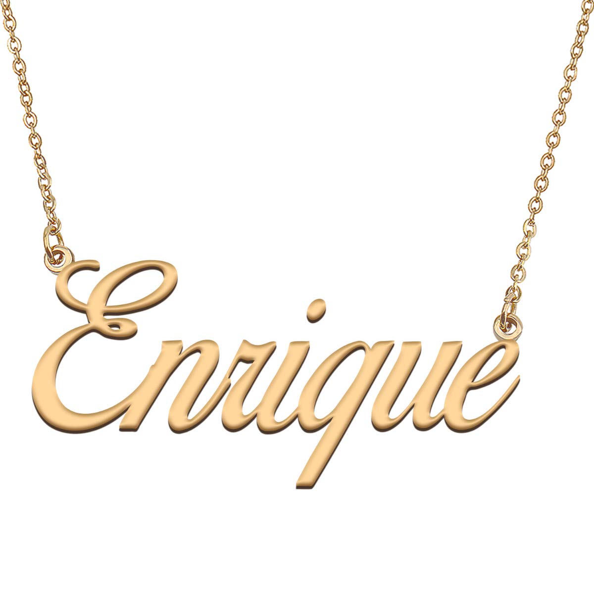 HUAN XUN Customized Custom Simple Any Name Necklace