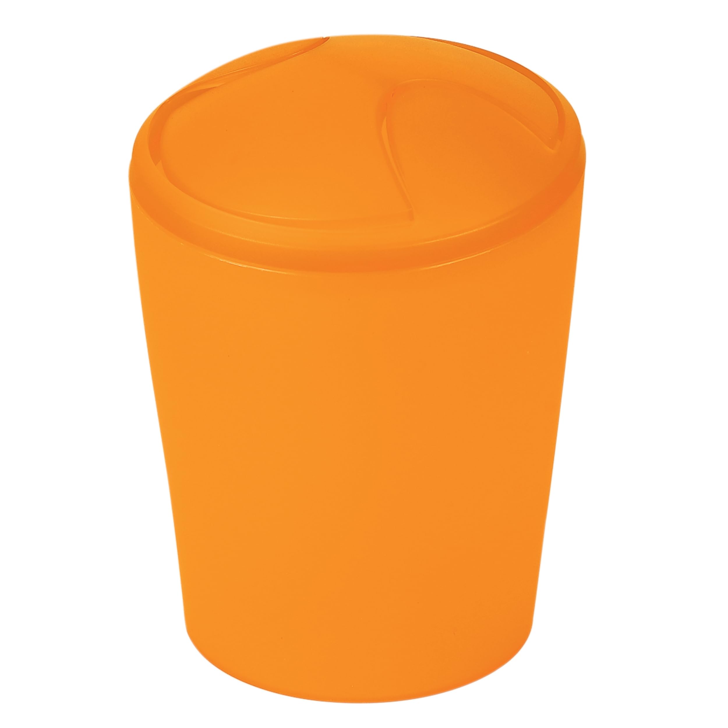 Spirella Move Polypropylen Laundry Bin, Frosty Orange