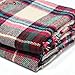 Marvel O Bug Warm Plaid Fashion Women Oversized Fringe Scarf Blanket Shawl Wraps Poncho Pashminas