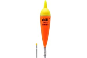 Thill Nite Brite Lighted Float Super Bright Long-Lasting Fishing Bobber - Works as a Slip or Fixed Float