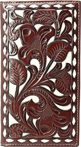 Nocona Men's Floral Bone Buck Inlay Rodeo, Tan, One Size