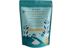 Oxygen Bleach Powder 1kg – Made in Canada – Natural Chlorine-Free Stain Remover & Laundry Booster – Color-Safe, Multi-Purpose