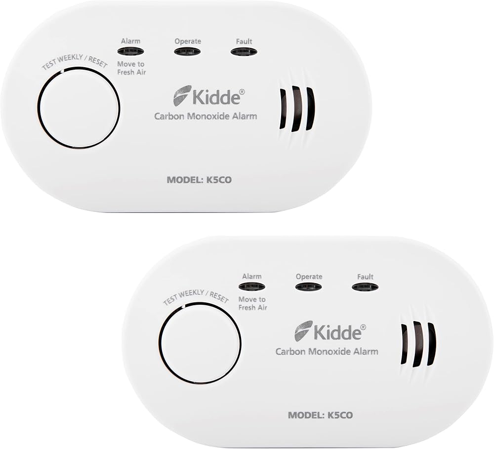 Kidde Carbon Monoxide Alarm 5CO 2 Pack Brand New in Box