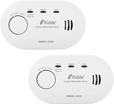 Kidde Carbon Monoxide Alarm 5CO 2 Pack Brand New in Box