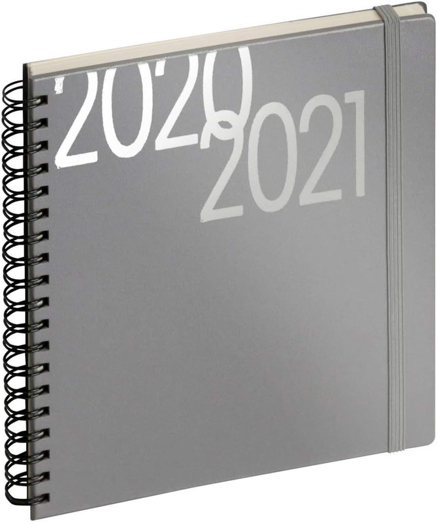 Exacompta 18537E Desk Diary, SAD 18 W, Format 17 x 15 cm, September 2019 to December 2020, Random Image, Assorted