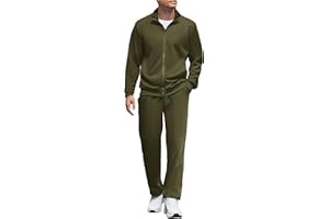 COOFANDY Men's Tracksuits Casual Sweatsuit 2 Piece Full Zip Athletic Jogging Suit Sets Sport Sweat Suit