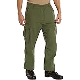 Rothco Vintage Vietnam Rip-Stop Fatigue Pants – Mens BDU Lightweight Utility Cargos
