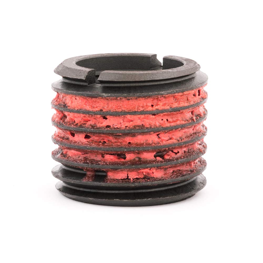 E-Z Lok Externally Threaded Insert, C12L14 Carbon Steel, Meets AISI 12L14, M20-2.5 Internal Threads, M36x4.0 External Threads, 30.00mm Length, Made in US