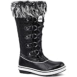 ALEADER Womens Cold Weather Winter Boots, Waterproof Snow Boots, Fashion Booties, All-day Comfort, Warm