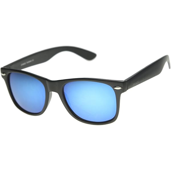 KUSH Premium Translucent Slate Frame Sunglasses - Colored Mirror Lens, Rectangular, 100% UV Protection